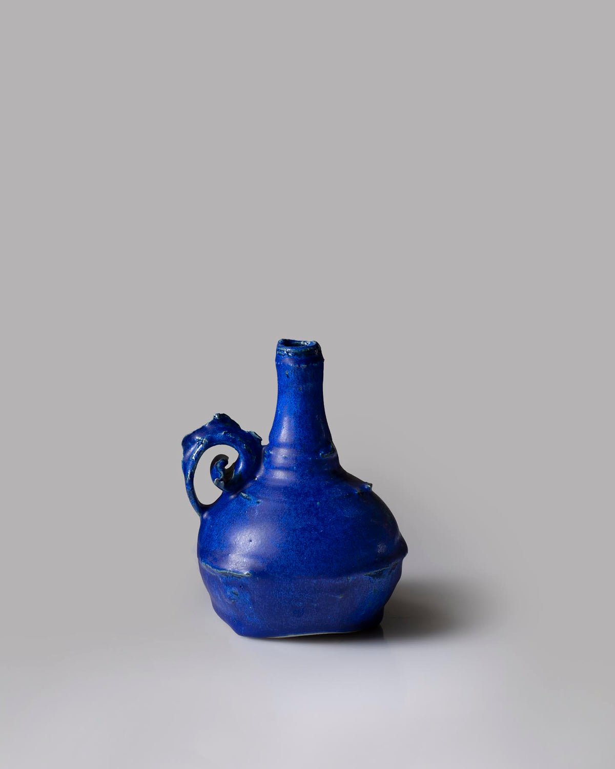 Curl Handled Bottle - Lapis