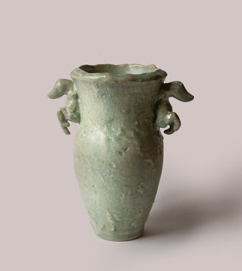 Double Headed Vase - Turquoise