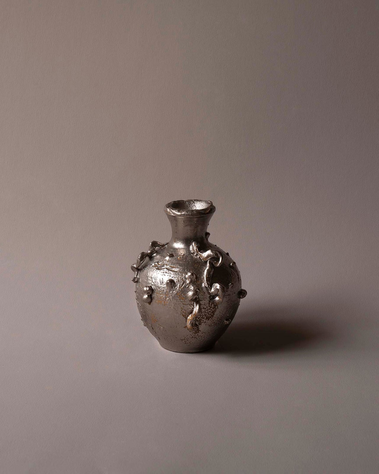 Scribble Vase - Silver