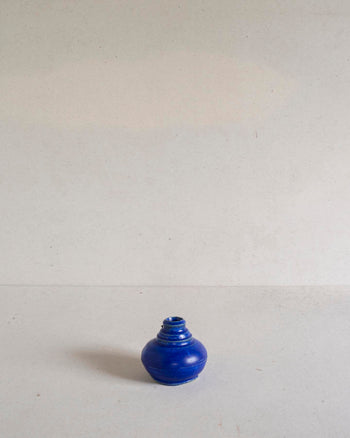 Little Bottle with Curled Handle - Lapis