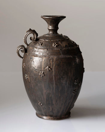 Meadow Vase - Metallic Black