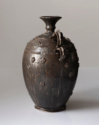 Meadow Vase - Metallic Black