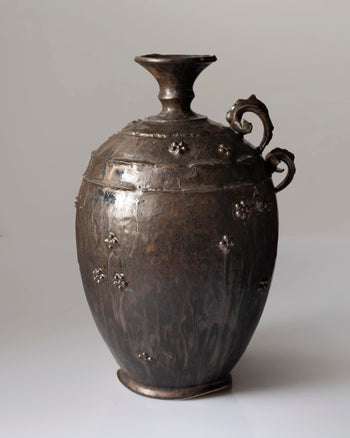 Meadow Vase - Metallic Black