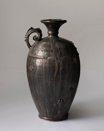 Meadow Vase - Metallic Black