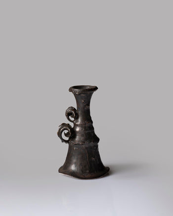Curl Handled Bottle - Metallic Black