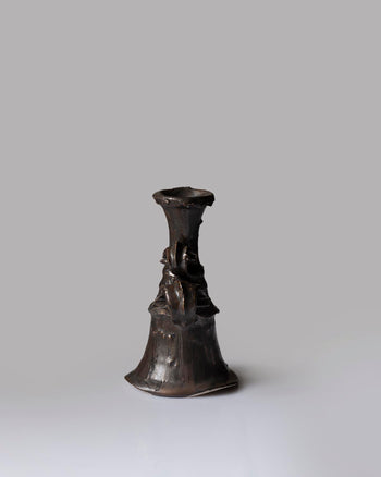 Curl Handled Bottle - Metallic Black