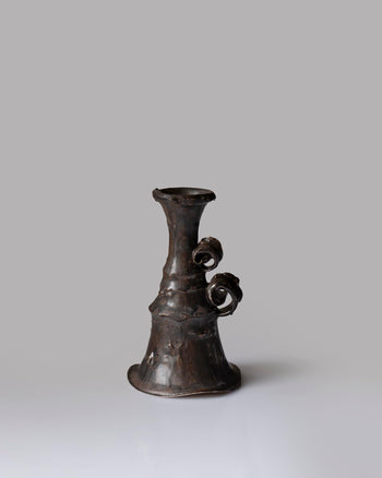 Curl Handled Bottle - Metallic Black
