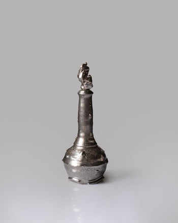 Bottle with Flame Stopper - Silver
