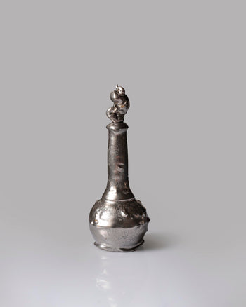 Bottle with Flame Stopper - Silver