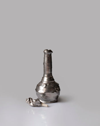 Bottle with Flame Stopper - Silver