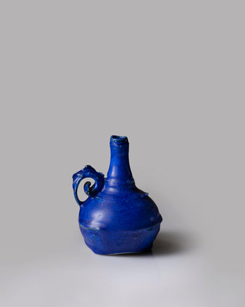 Curl Handled Bottle - Lapis