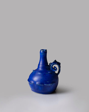 Curl Handled Bottle - Lapis