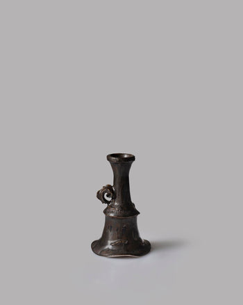 Curl Handled Bottle - Metallic Black