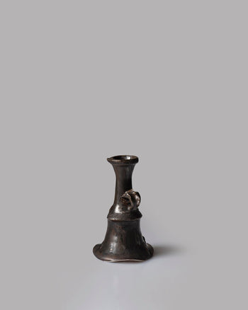 Curl Handled Bottle - Metallic Black