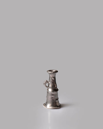 Little Curl Handled Bottle - Silver
